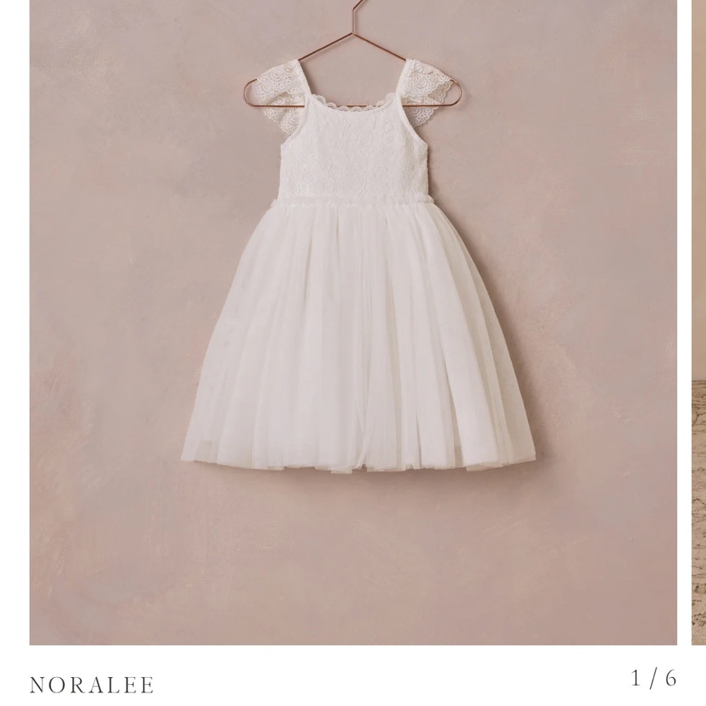 White Lace Kids Dress